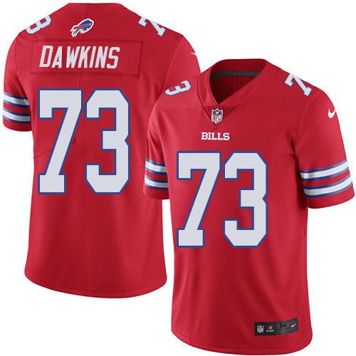 Men Buffalo Bills #73 Dion Dawkins Nike Red Game NFL Jersey->buffalo bills->NFL Jersey